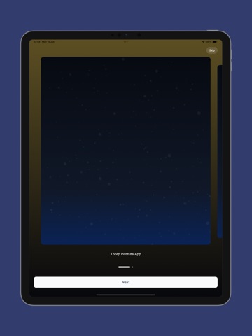 Thorp InstituteTraining Center iPad screenshot