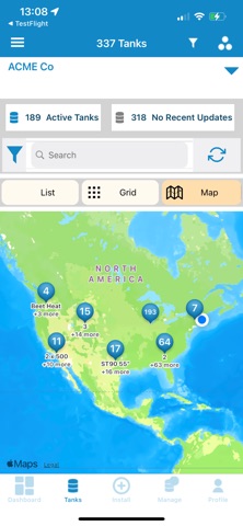 SmartTank Watch iPhone screenshot