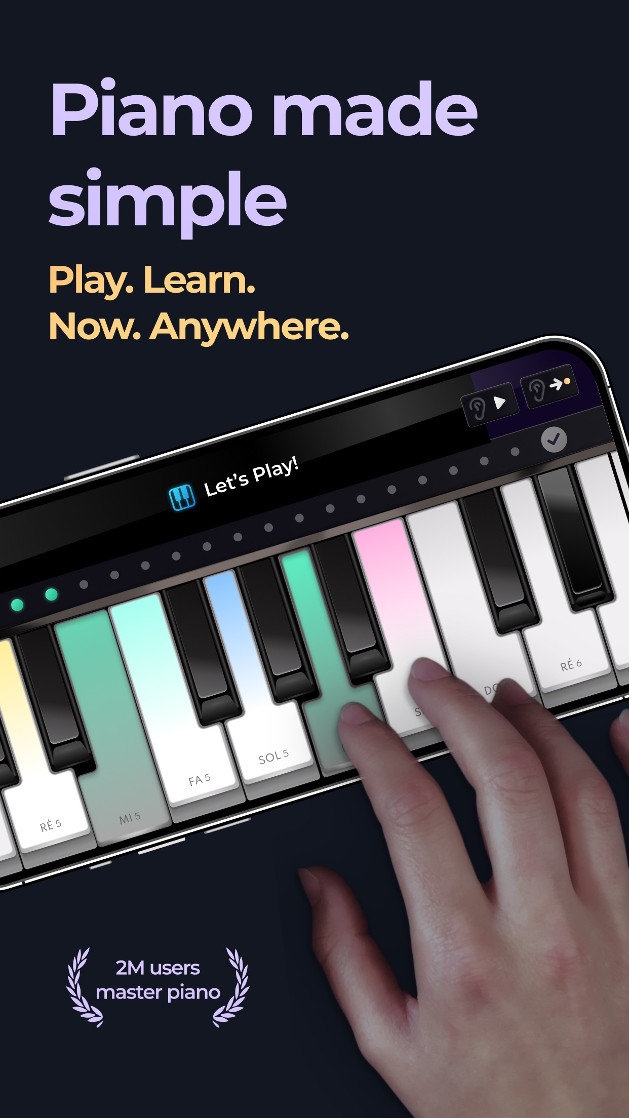 Piano - Keyboard Lesson & Game screenshot 1