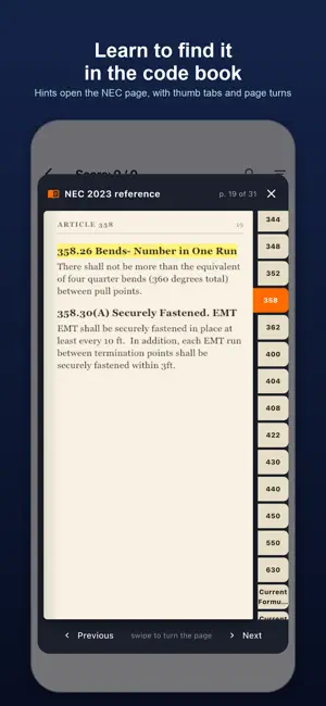 Electrical Exam Prep: NEC Quiz screenshot 2