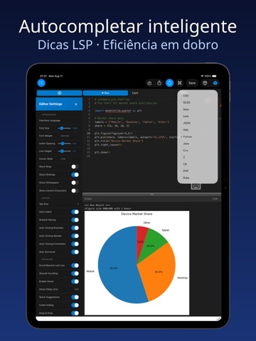 Python Studio - Código Py iPad screenshot 2