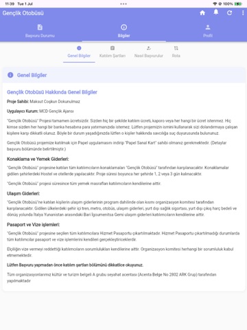 Gençlik Otobüsü iPad screenshot 3