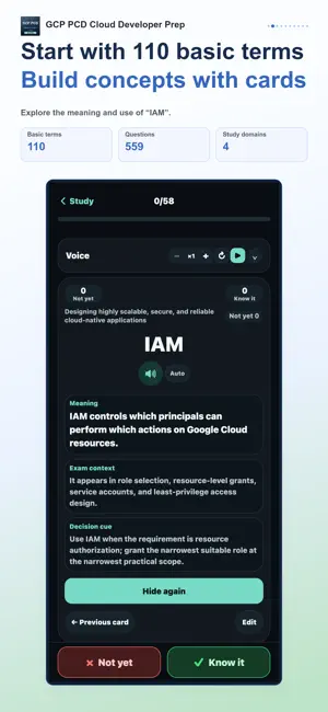 GCP Cloud Developer Exam Prep screenshot 2