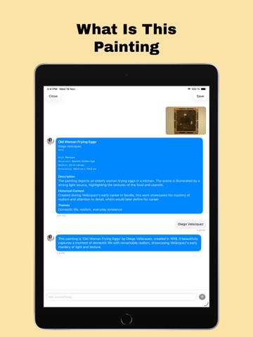 What Is This Painting iPad screenshot