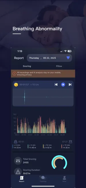 Anti-Snore Lab screenshot 1