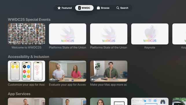 Apple Developer Screenshot