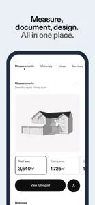 Hover - measure, design, quote screenshot #2 for iPhone