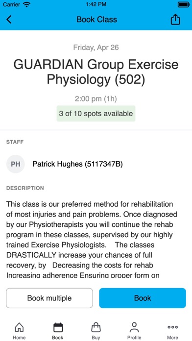 Holistic Physio Fitness Screenshot
