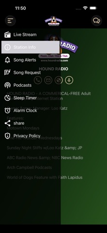 Hound Radio iPhone screenshot