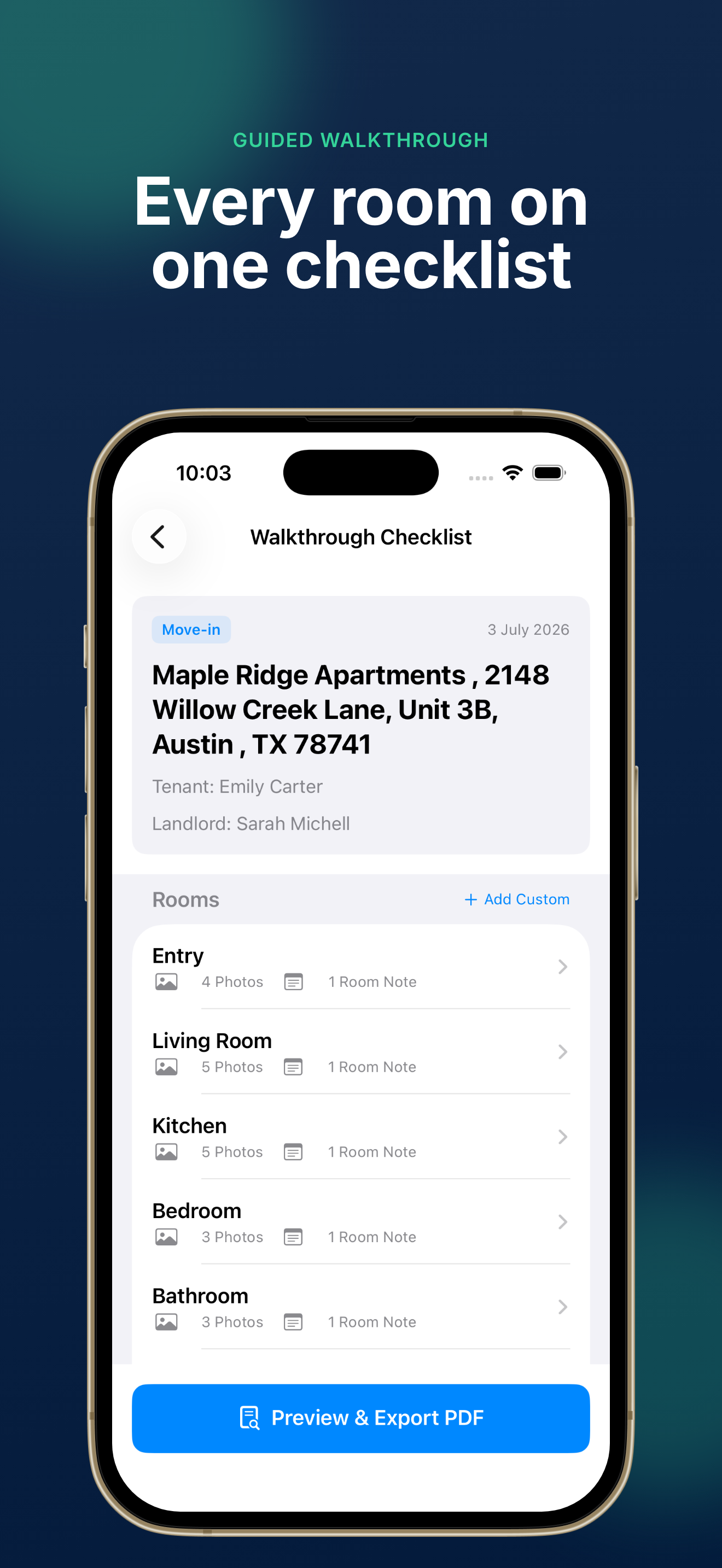 RentProof: Rental Inspection screenshot 2
