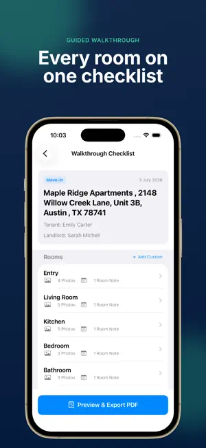 RentProof: Rental Inspection screenshot 2