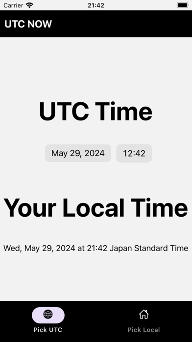 UTC NOW Screenshot