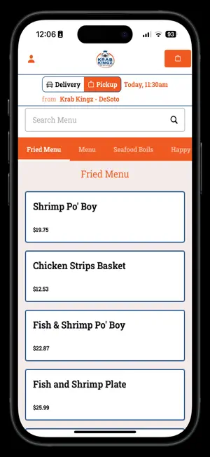Krab Kingz App screenshot 2