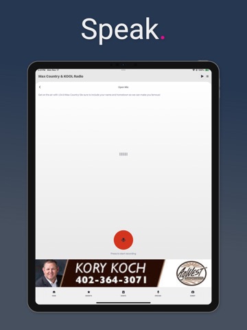 Max Country & KOOL Radio iPad screenshot
