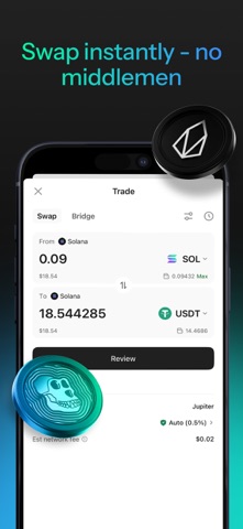 Hax Wallet: Bitcoin & Crypto Screenshot 2 of 5