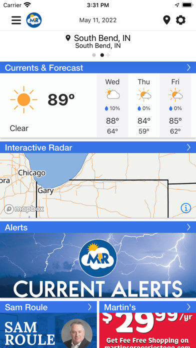 Matt Rudkin Weather Screenshot