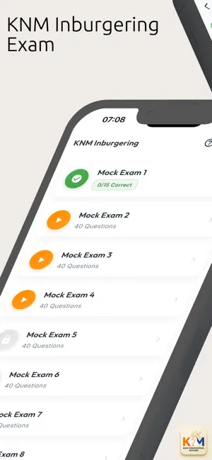 KNM Inburgering Examen screenshot 1