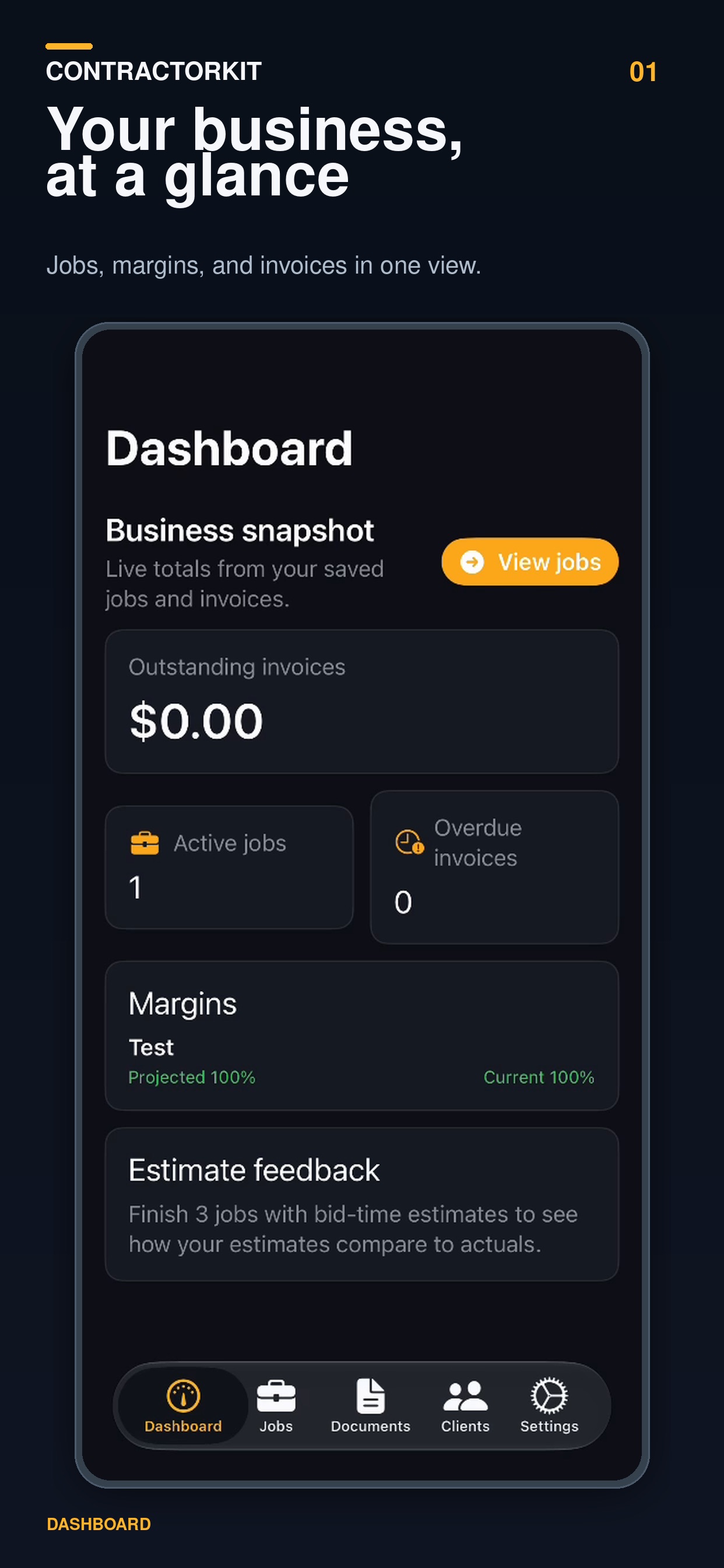 Screenshot 1 of ContractorKit