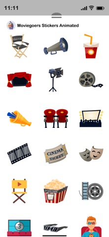 Moviegoers Stickers-Animated screenshot