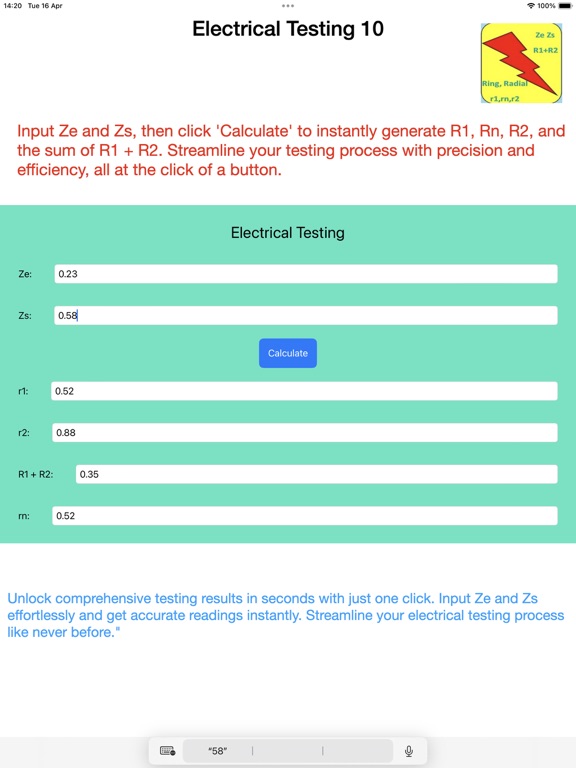 Screenshot #6 pour Electrical Testing 10