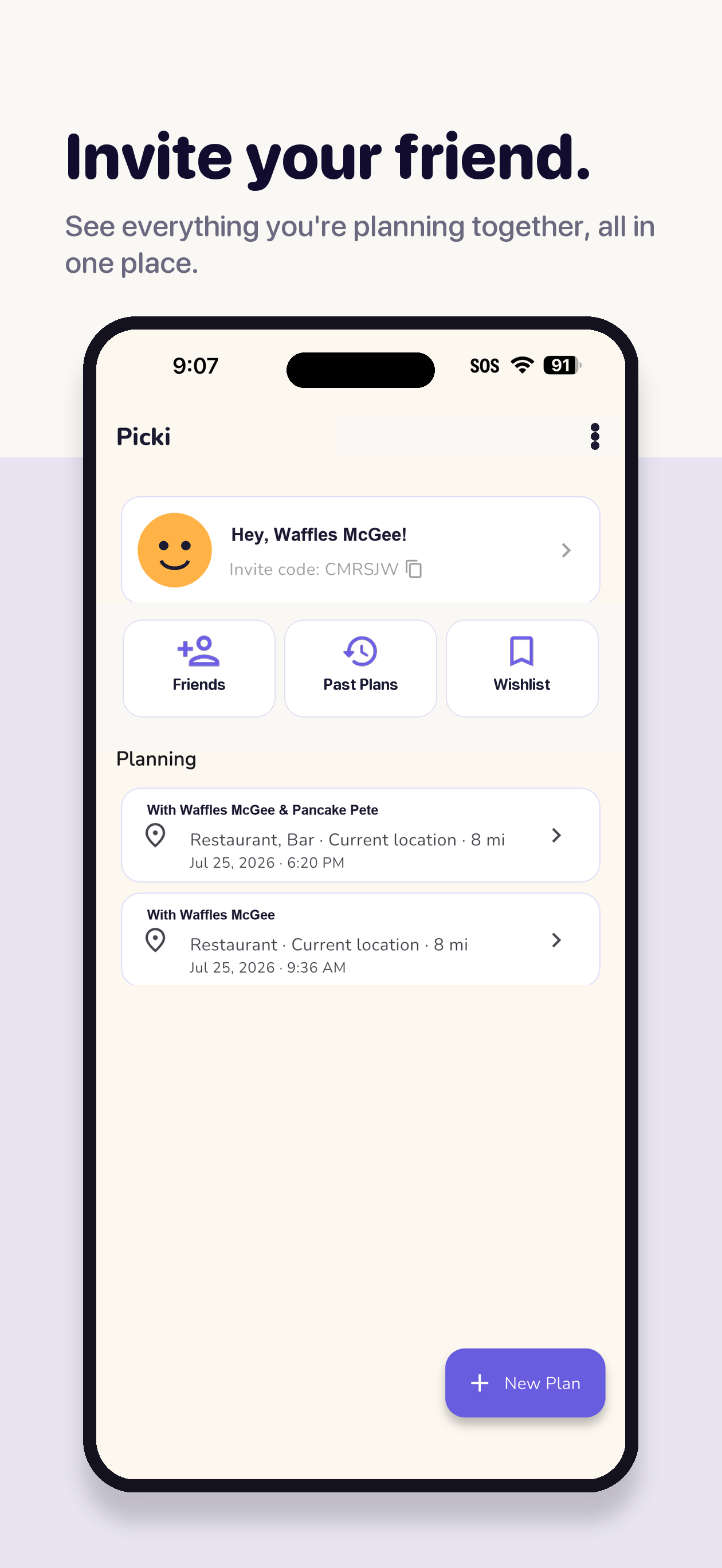 Picki - Plan Together screenshot 2