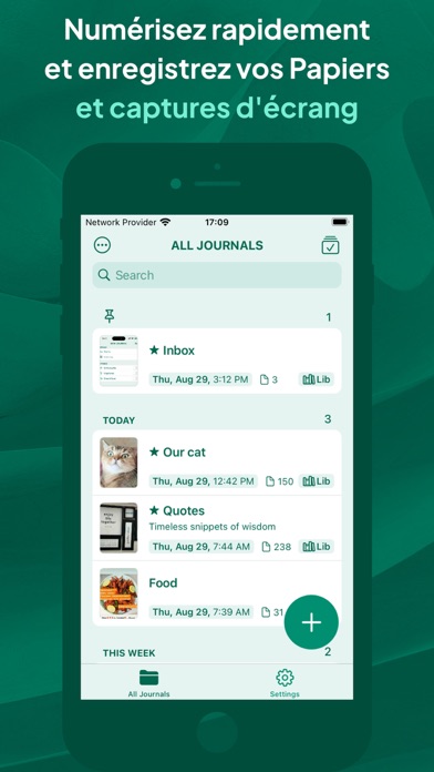 Screenshot #1 pour Journal Mate