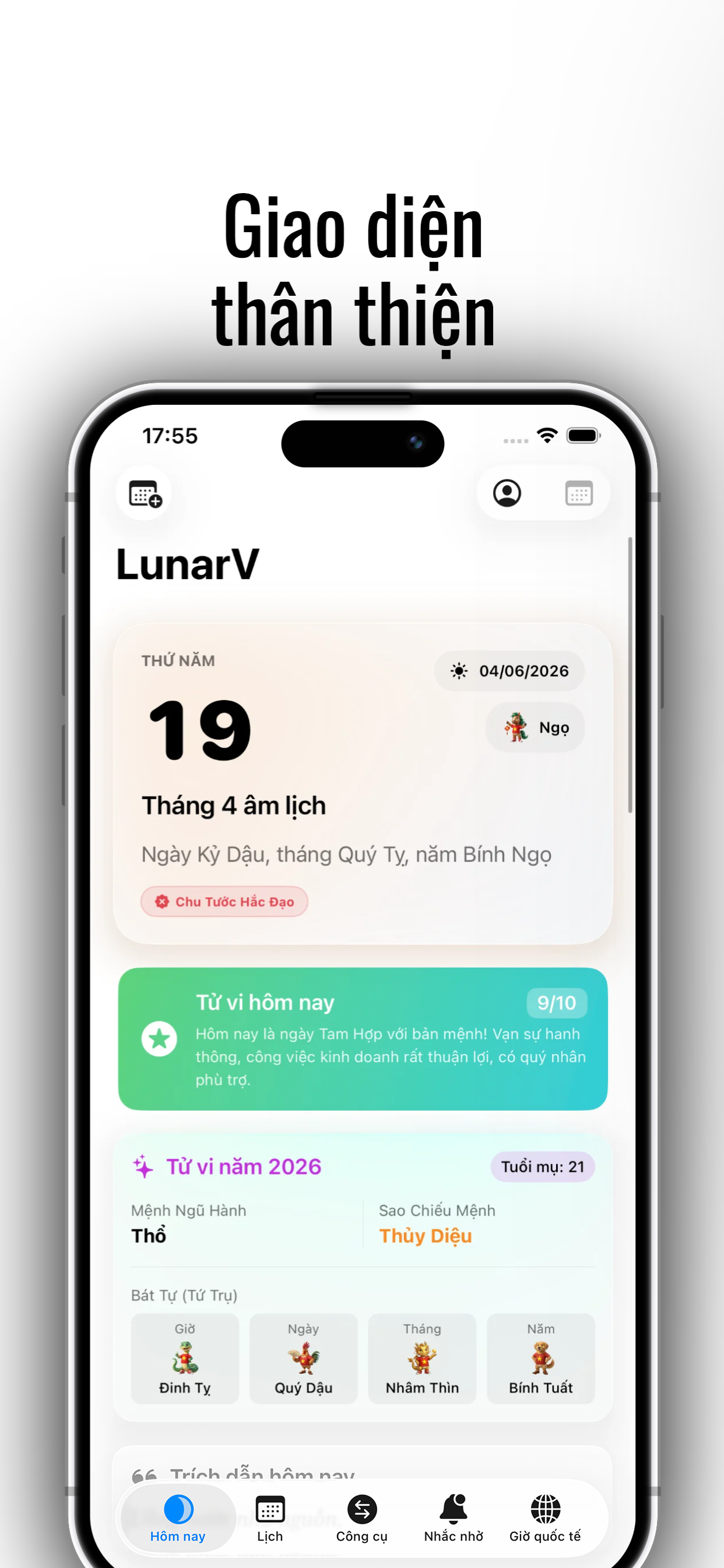 LunarV - Lịch Âm Việt Nam