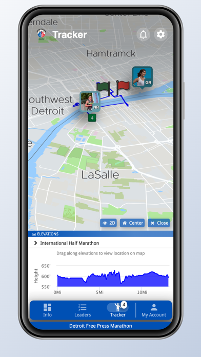 Detroit Free Press Marathon Screenshot