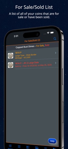 Capped Bust Dime iPhone screenshot