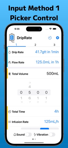DripRate+ screenshot