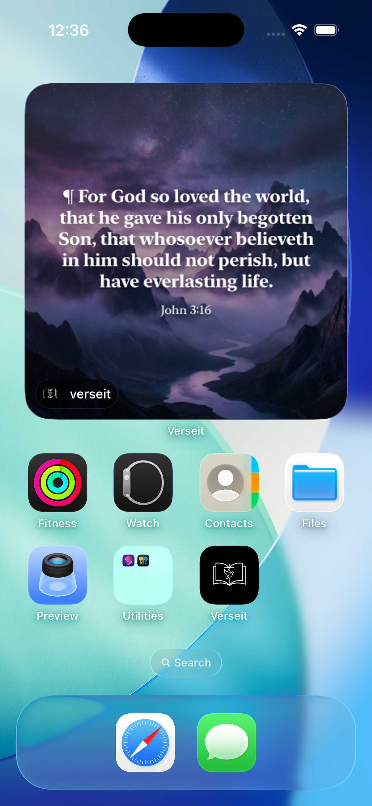 Verseit: Bible Widget App
