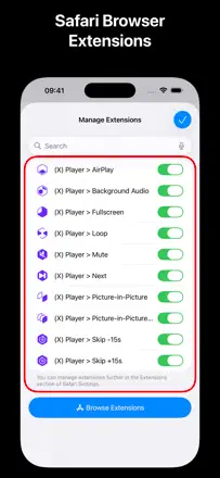 EXTENSION.app : capture d’écran 3 sur 9
