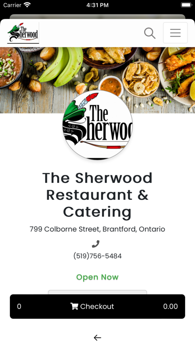 The Sherwood Restaurant Screenshot