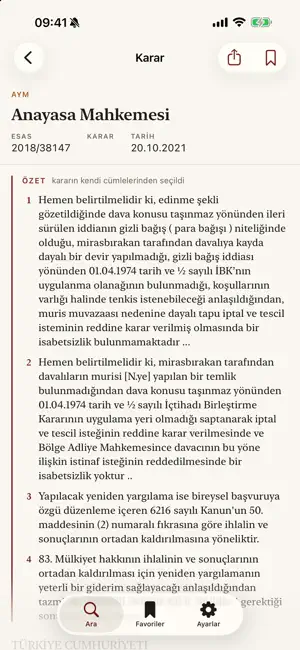 İçtihat Arama: Yargıtay screenshot 3