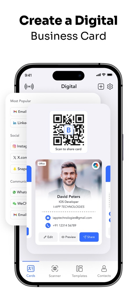 Digital Business Card - Kardly - Business App | MWM