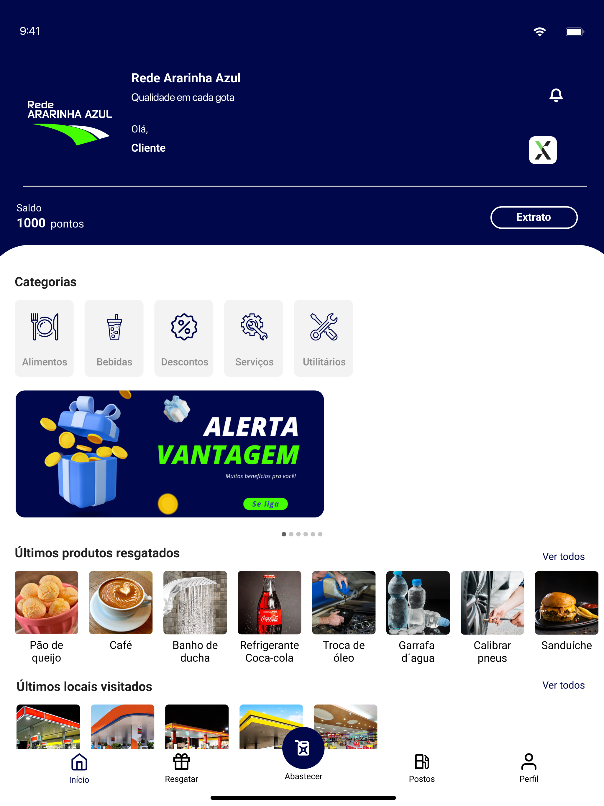 Cliente Ararinha Azul