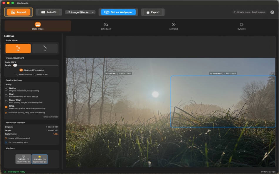 #4. Wallpyria (macOS) By: Micha Kolik