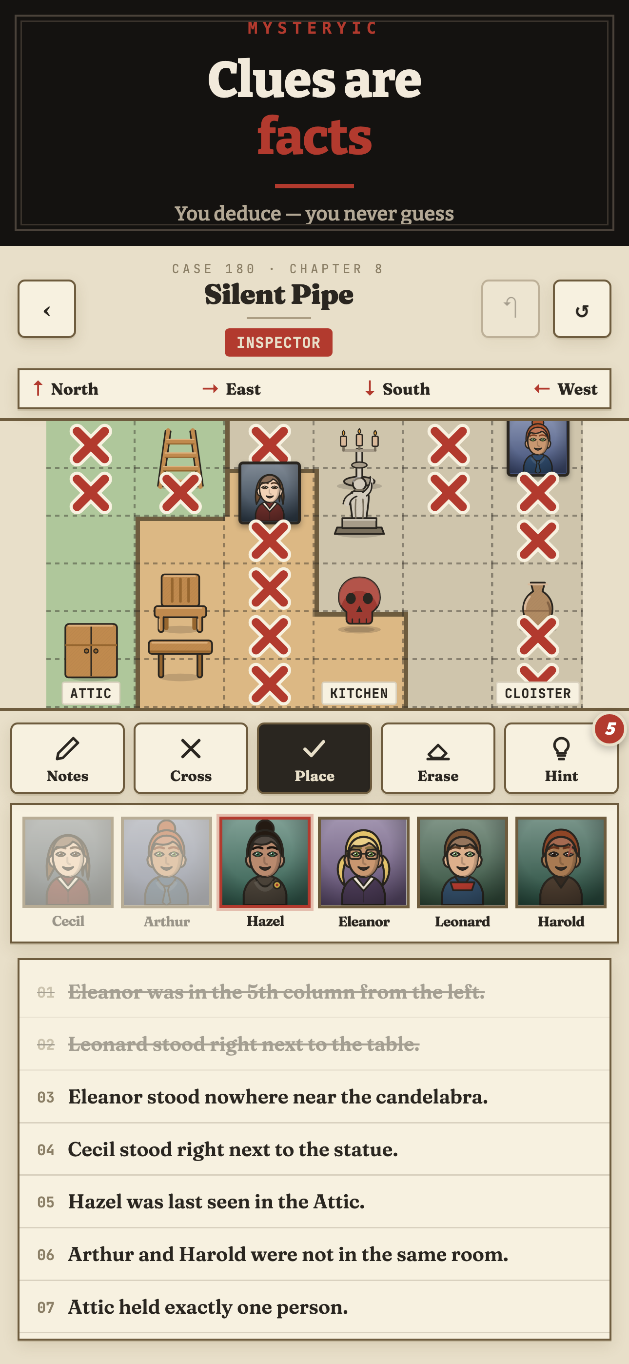 Mysteryic: Murder Sudoku Game screenshot 2