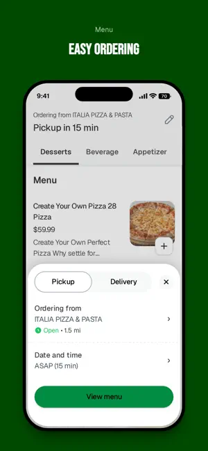 ITALIA PIZZA & PASTA screenshot 3