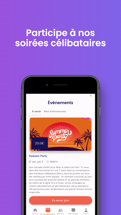 Bisou : agence de rencontre Screenshot