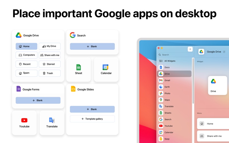 Apps for Google App Screenshot