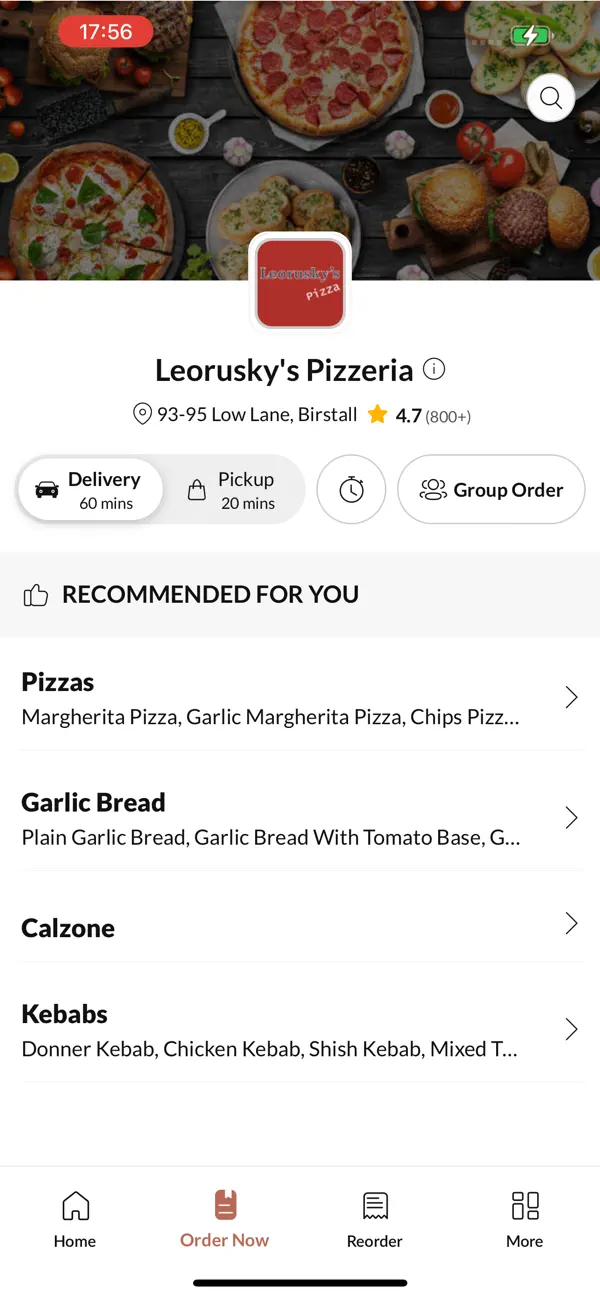 Screenshot #2 pour Leorusky's Pizzeria.