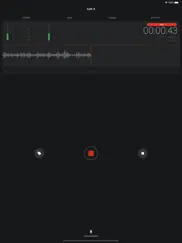 avr x - voice recorder iPad Captures Décran 1