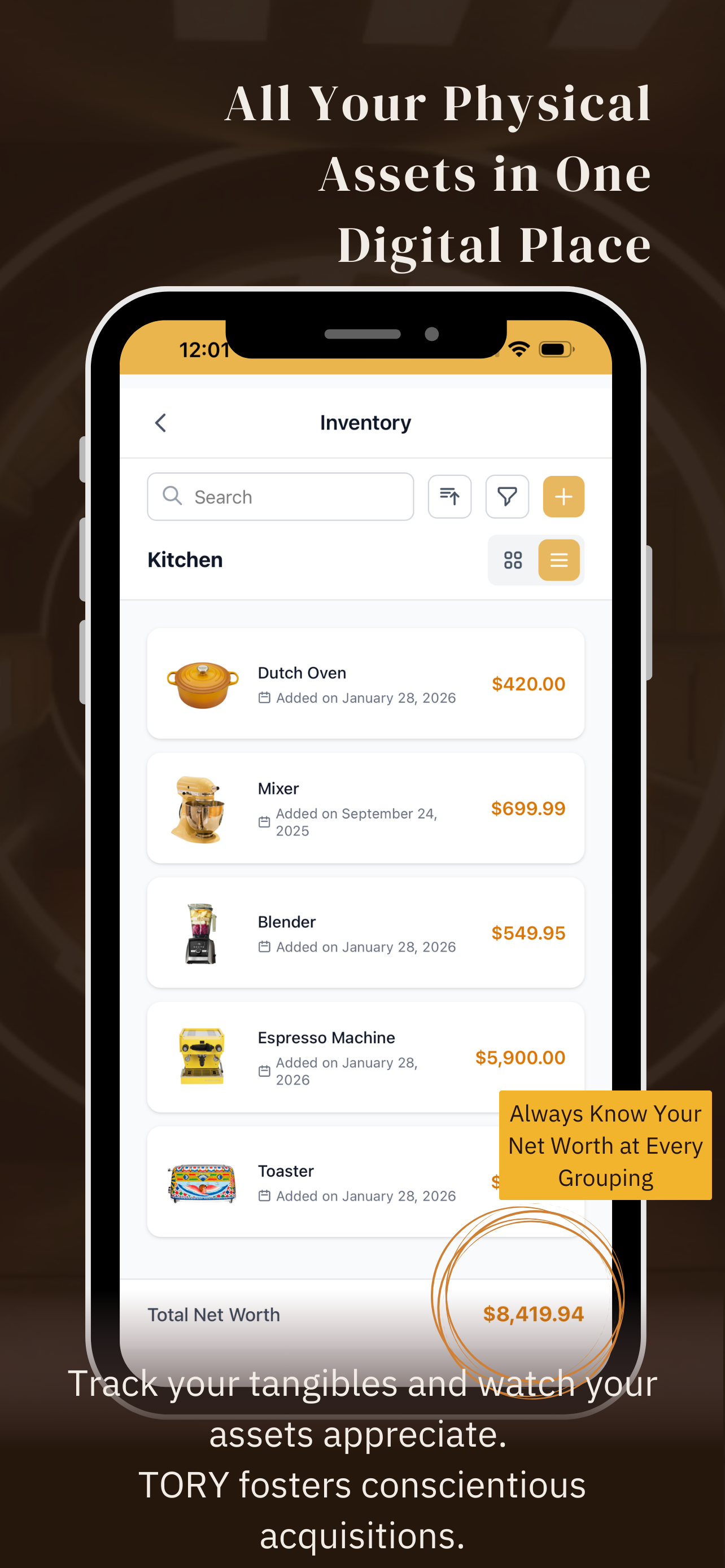 TORY Inventory Capital Manager screenshot 3