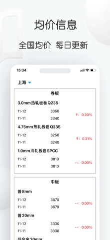 钢材价格通 screenshot