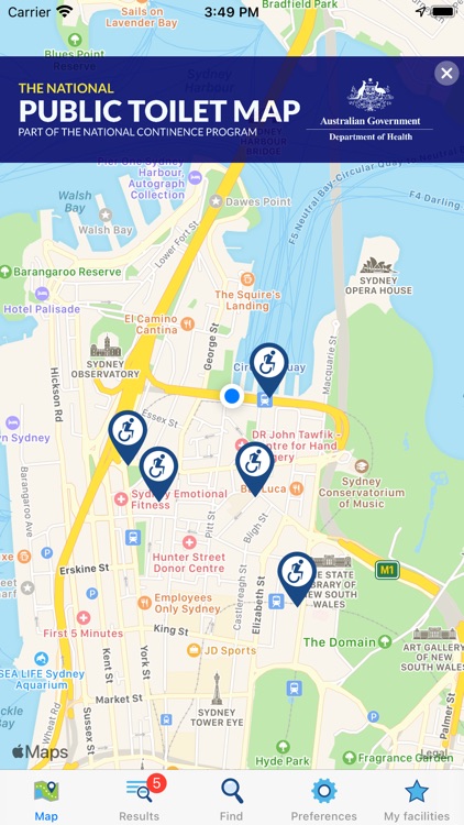 National Public Toilet Map