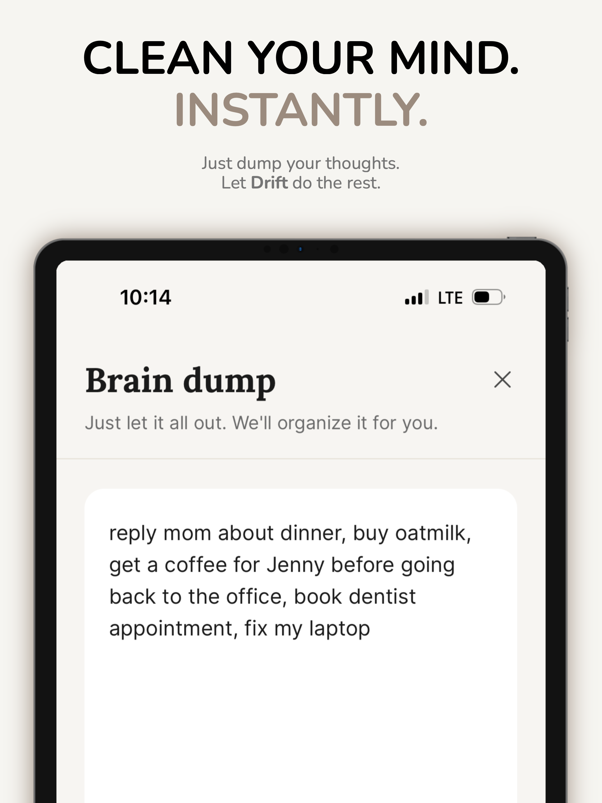 Drift: ADHD Task Manager