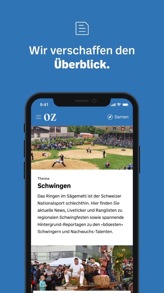 #5. Obwaldner Zeitung (iOS) By: CH Regionalmedien AG (Apps)
