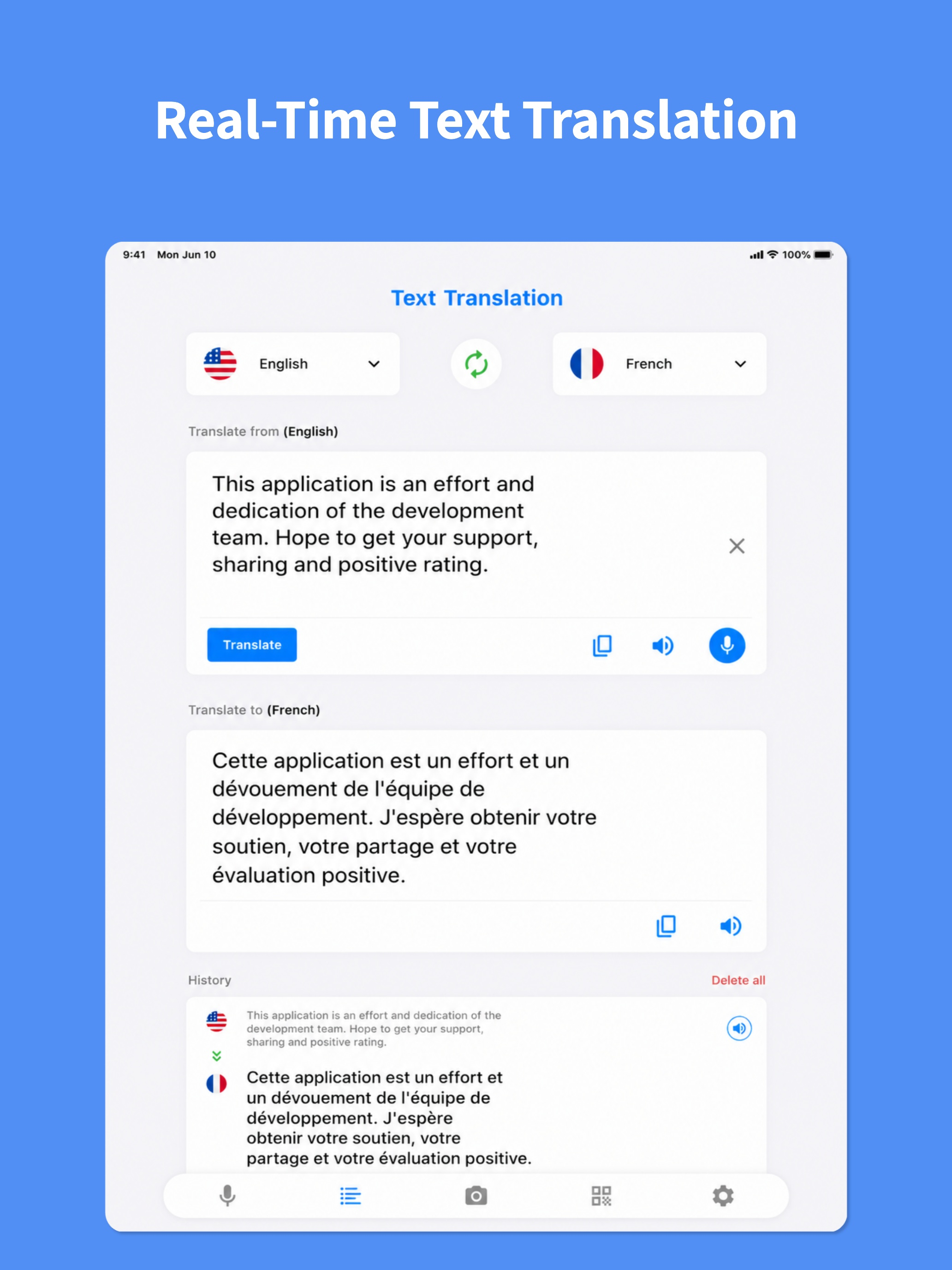 French Translator Voice, Photo