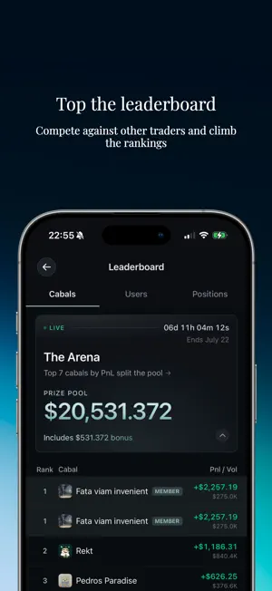 Cabals: Social Trading screenshot 3